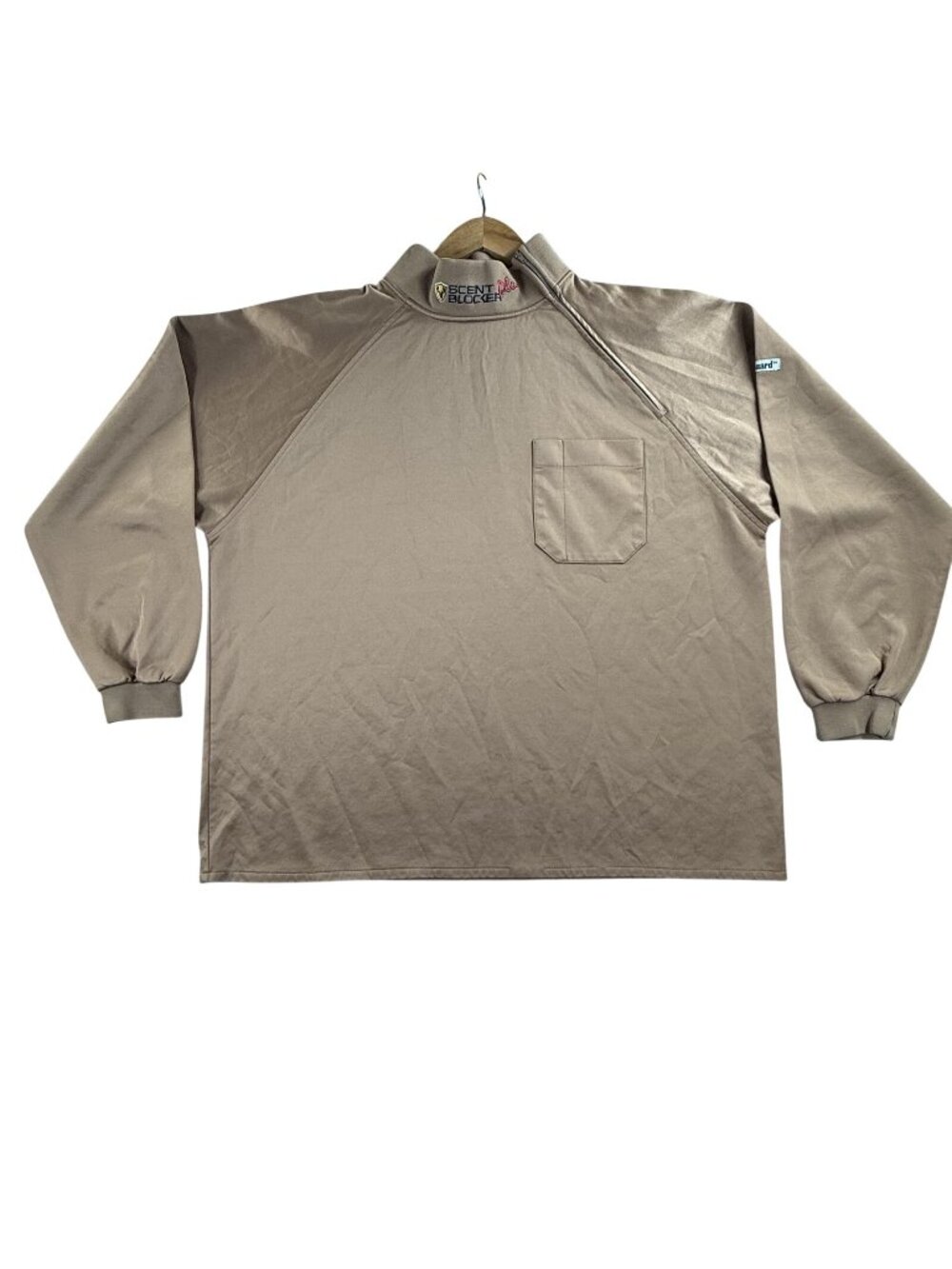 Vintage Scent Blocker Sweatshirt Men XL Brown Lined Pullover UnderGuard Hunting
